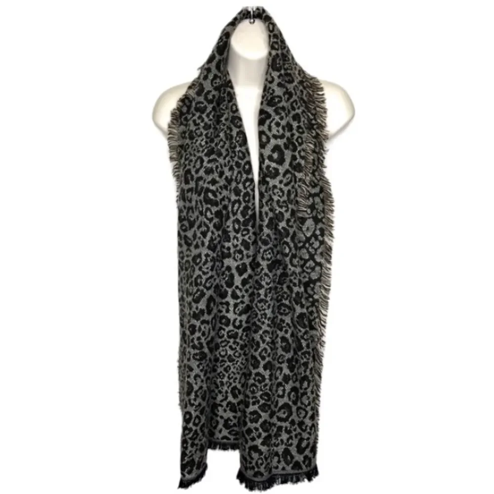Merona Large Oversized Animal Print Leopard Scarf Wrap NWT